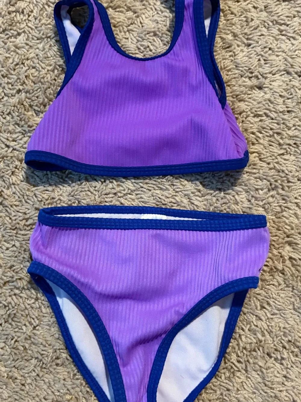 Girls 18M Two-Piece Swimsuit Bundle – Wippette Butterfly + Purple